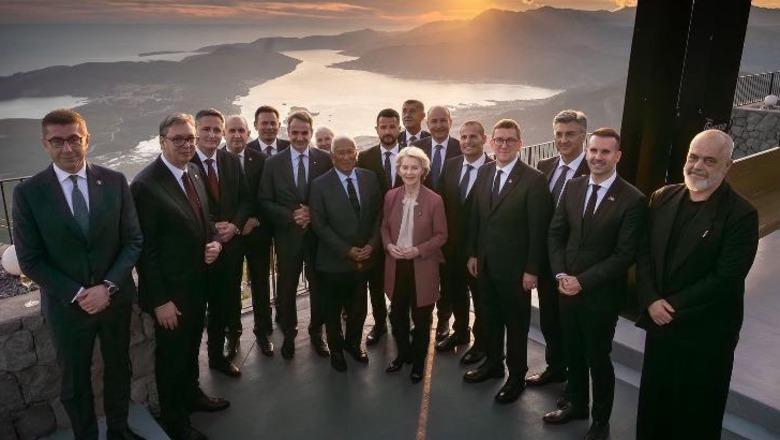 Samiti BE-Ballkani Perëndimor, Von der Leyen nxit zgjerimin e BE me vendet e rajonit